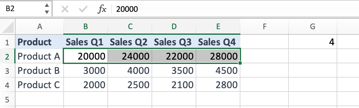 Multiplcation in Excel