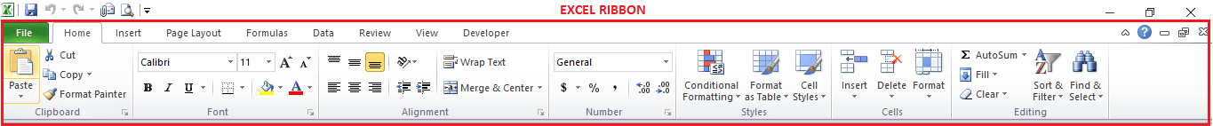Excel Ribbon