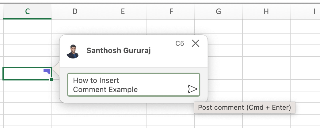 How to Add Comments on Excel