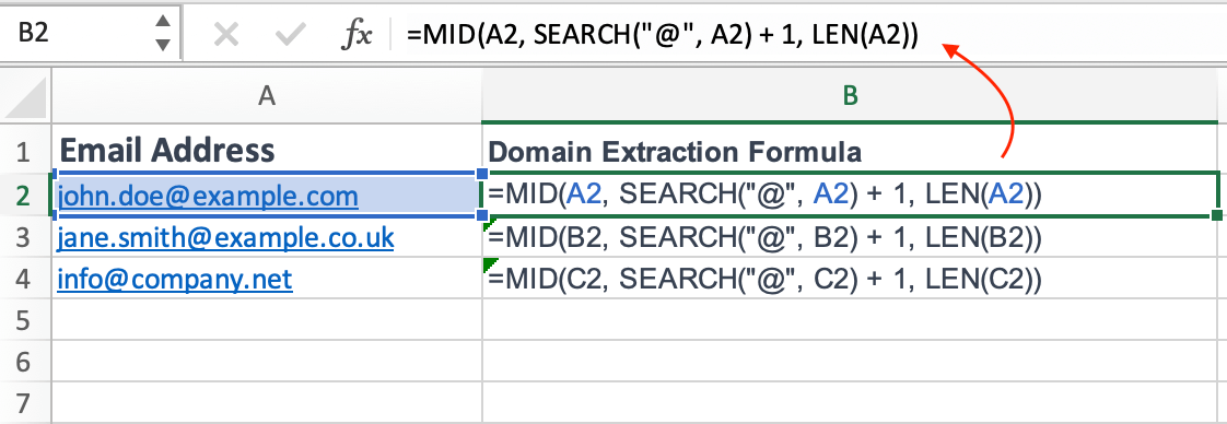 Search with other Functions in Excel