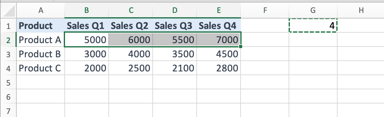 Select Data to Multiply